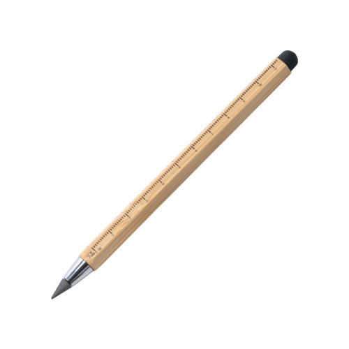 Вечный карандаш Sicily Bamboo из бамбука со стилусом и линейкой