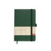 Блокнот А5 City на резинке, зеленый Блокнот А5 City на резинке, зеленый