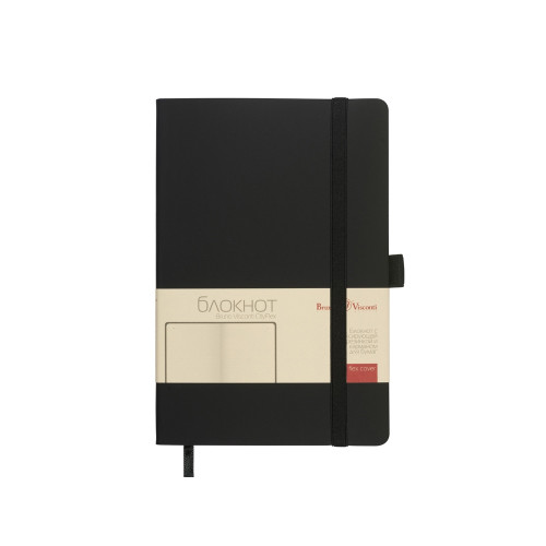 Блокнот А5 City Flex на резинке, черный Блокнот А5 City Flex на резинке, черный