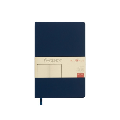 Блокнот А5 Megapolis Flex Velvet, темно-синий