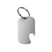 Брелок-открывалка из переработанного алюминия Flatter, серебристый Брелок-открывалка из переработанного алюминия Flatter, серебристый