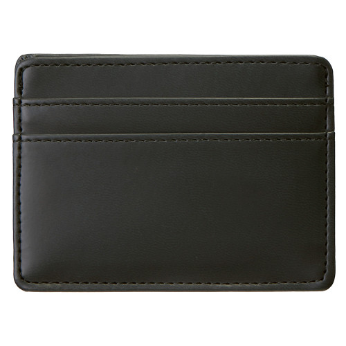 Картхолдер для двух карт и наличных денег с зажимом Crave, черный