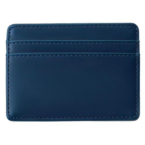 Картхолдер для двух карт и наличных денег с зажимом Crave, темно-синий