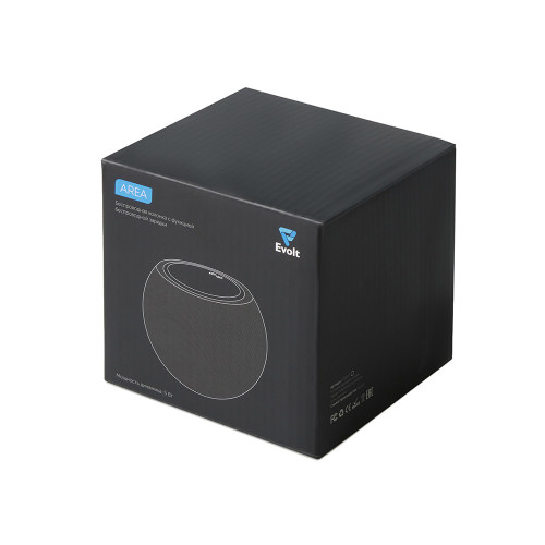 Портативная колонка с беспроводной зарядкой Ареа, 5 Вт