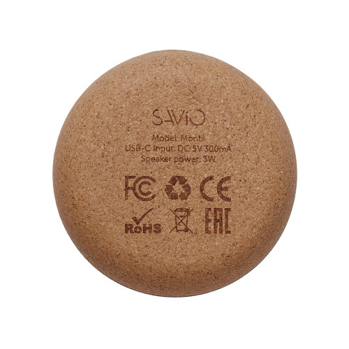 Беспроводная колонка Montii, 3 Вт, черный Беспроводная колонка Montii, 3 Вт, черный