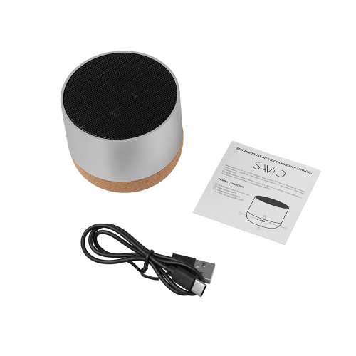 Беспроводная колонка Montii, 3 Вт, серебристый