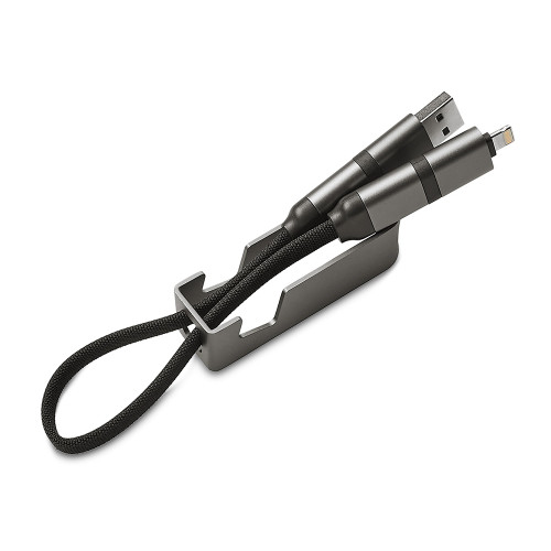 Универсальный зарядный кабель с подставкой Ironwood N2, 45 Вт Универсальный зарядный кабель с подставкой Ironwood N2, 45 Вт