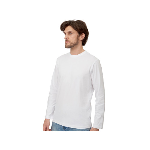 Лонгслив HD Fit мужской, белый Лонгслив HD Fit мужской, белый