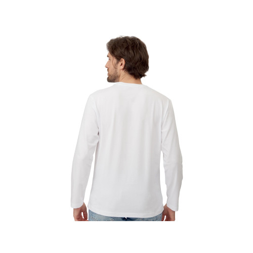 Лонгслив HD Fit мужской, белый Лонгслив HD Fit мужской, белый