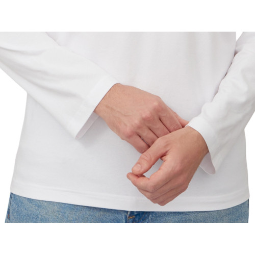 Лонгслив HD Fit мужской, белый Лонгслив HD Fit мужской, белый