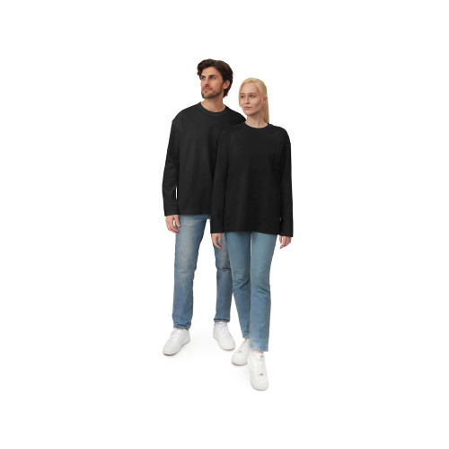 Лонгслив оверсайз Berlin унисекс, черный