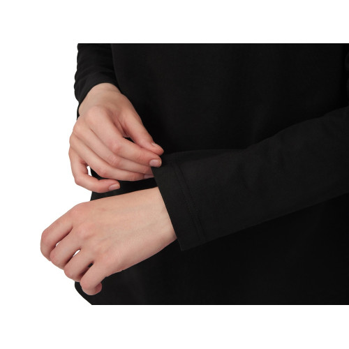 Лонгслив оверсайз Berlin унисекс, черный