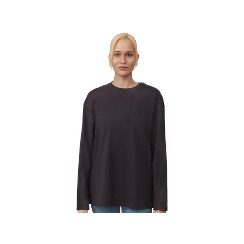 Лонгслив оверсайз Berlin унисекс, темно-серый