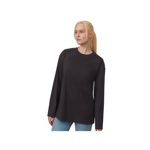 Лонгслив оверсайз Berlin унисекс, темно-серый