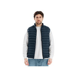 Стеганый жилет Uniqloud, темно-синий