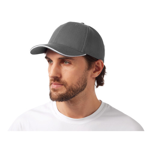 Бейсболка Cancun, темно-серый/белый