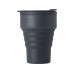 Силиконовый складной стакан GoCup, темно-серый