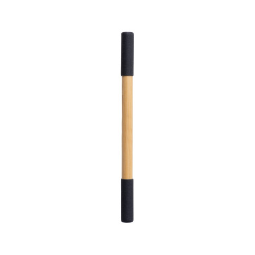 Вечный карандаш и ручка из бамбука Black bamboo, натуральный и черный
