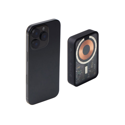 Беспроводной магнитный внешний аккумулятор с QC\PD MagnifIQ, 10000 мАч, 15 Вт, черный