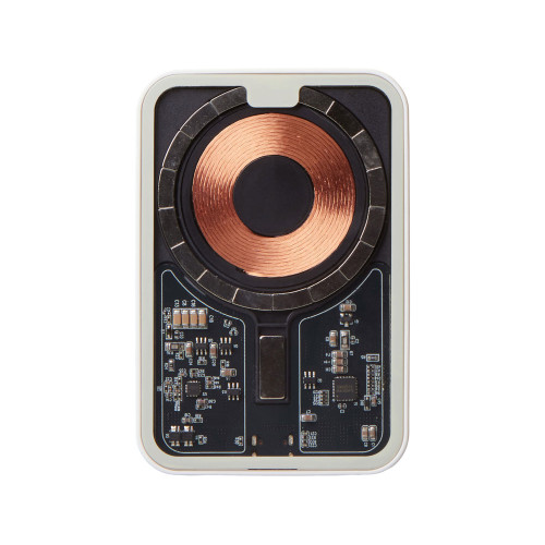 Беспроводной магнитный внешний аккумулятор с QC\PD MagnifIQ, 10000 мАч, 15 Вт, белый