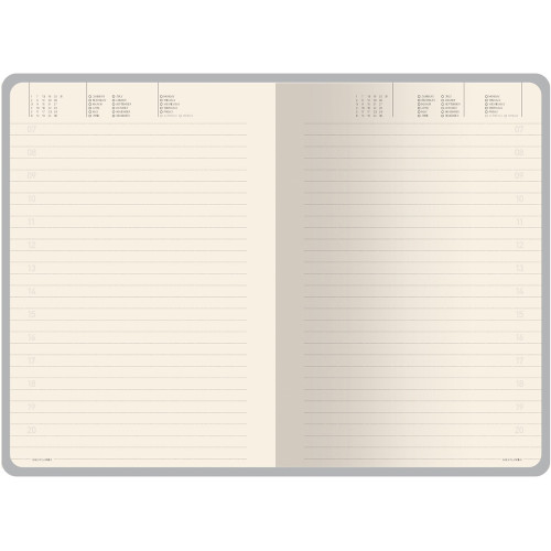 Ежедневник недатированный А5 Megapolis Nebraska, оранжевый с золотым обрезом