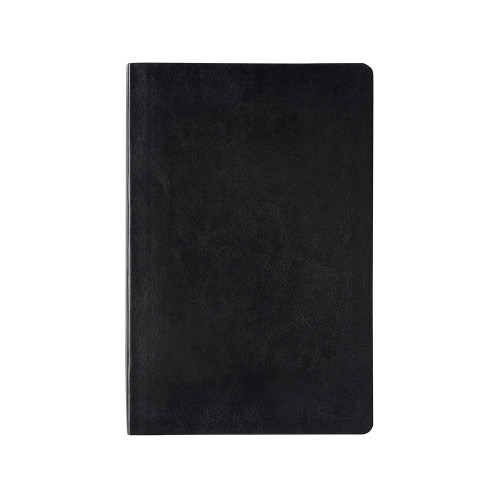Ежедневник недатированный А5 Megapolis Nebraska Flex, черный с серебристым обрезом