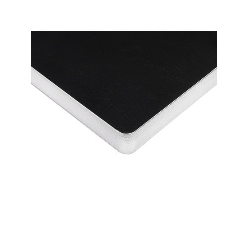 Ежедневник недатированный А5 Megapolis Nebraska Flex, черный с серебристым обрезом