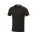 Borax Мужская футболка с короткими рукавами из переработанного полиэстера, сертифицированного согласно GRS - сплошной черный