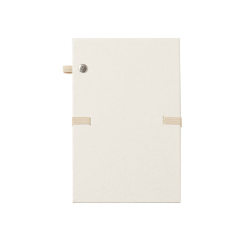 Блокнот с подставкой для телефона из пробки Milky S, молочно-белый Блокнот с подставкой для телефона из пробки Milky S, молочно-белый