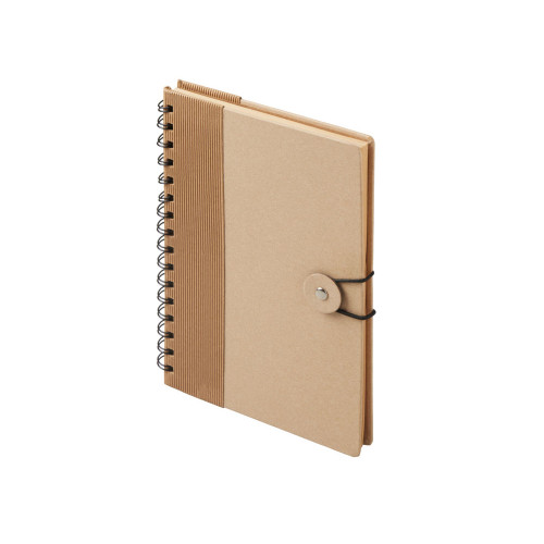 Крафтовый блокнот А5 в твердой обложке Saharan Cypress, 80 листов 70 гр/м2 бумаги, натуральный