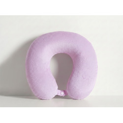 Подушка Basic из микрофибры с эффектом памяти U-shape, розовый NEW