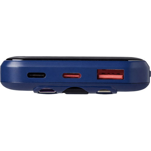 Внешний беспроводной аккумулятор c QC/PD Арти, 10000 mAh, темно-синий
