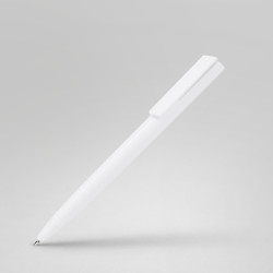 Ручка пластиковая шариковая Taper Solid, матовый белый