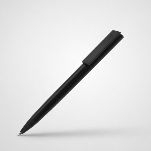 Ручка пластиковая шариковая Taper Solid, матовый черный