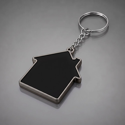 Брелок Light Steel House, цвет оружейной стали Брелок Light Steel House, цвет оружейной стали