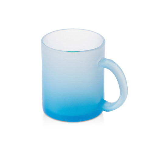 Стеклянная матовая кружка Омбре с градиентом для сублимации, синий Стеклянная матовая кружка Омбре с градиентом для сублимации, синий