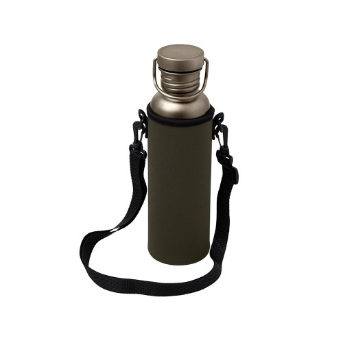 Бутылка для воды из титана Titan, 750ml, темно-серый