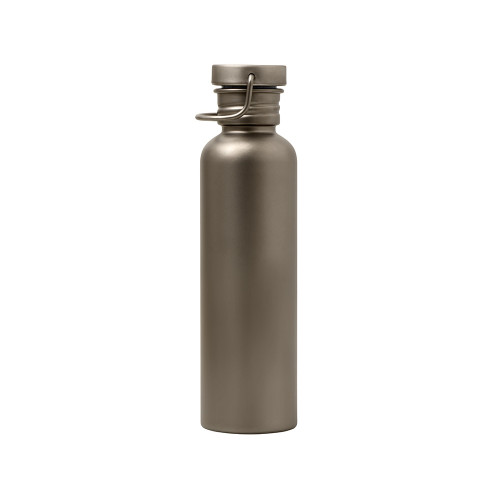 Бутылка для воды из титана Titan, 750ml, темно-серый