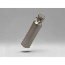 Бутылка для воды из титана Titan, 750ml, темно-серый