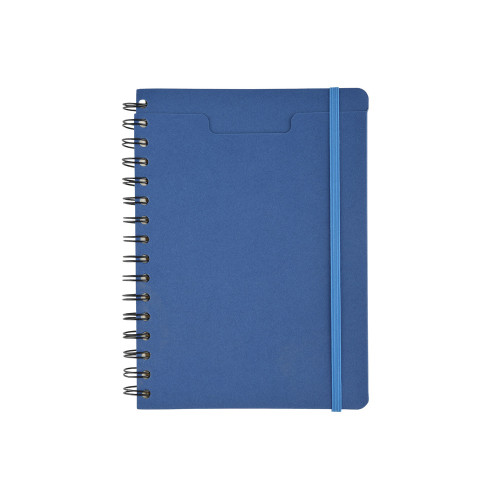 Ежедневник недатированный на гребне А5 Pragmatic, синий