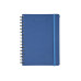 Ежедневник недатированный на гребне А5 Pragmatic, синий