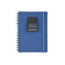 Ежедневник недатированный на гребне А5 Pragmatic, синий