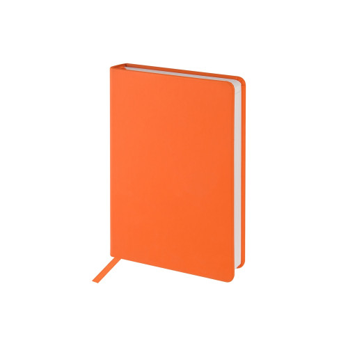 Ежедневник с каменной бумагой недатированный А5 Carrara, оранжевый