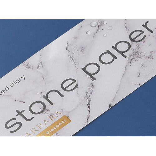 Ежедневник с каменной бумагой недатированный А5 Carrara, темно-синий Ежедневник с каменной бумагой недатированный А5 Carrara, темно-синий