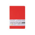 Ежедневник с каменной бумагой недатированный А5 Carrara, красный