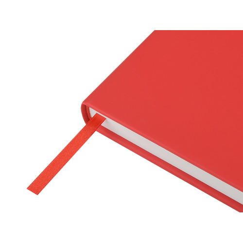 Ежедневник с каменной бумагой недатированный А5 Carrara, красный