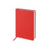 Ежедневник с каменной бумагой недатированный А5 Carrara, красный