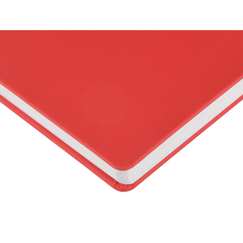 Ежедневник с каменной бумагой недатированный А5 Carrara, красный