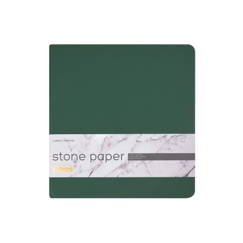 Еженедельник с каменной бумагой А5+ Carrara, зеленый Еженедельник с каменной бумагой А5+ Carrara, зеленый
