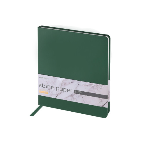Еженедельник с каменной бумагой А5+ Carrara, зеленый Еженедельник с каменной бумагой А5+ Carrara, зеленый